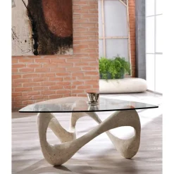 Best Wohnen Design Couchtisch Orcia mit Glasplatte