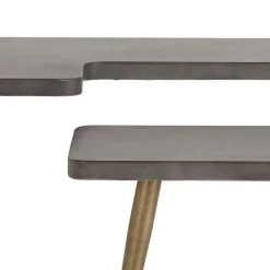 Outlet Wohnen Design Couchtische mit Betonplatte - Varhida (zweiteilig)
