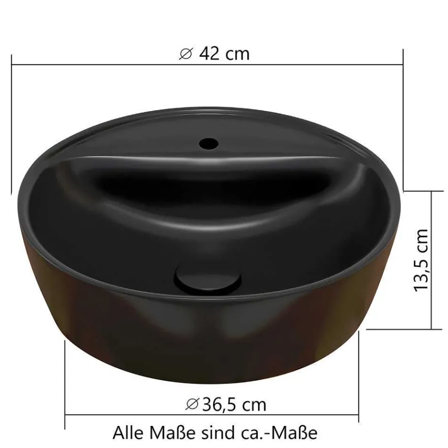 Best Wohnen Design Doppel-Waschtisch & Spiegelschrank - Crystoga (zweiteilig)