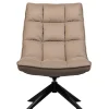 Hot Wohnen Design Drehsessel in Beige Stoff - Novo