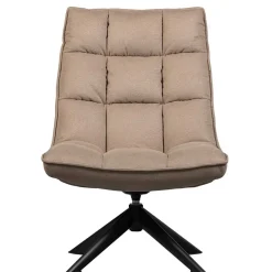 Hot Wohnen Design Drehsessel in Beige Stoff - Novo