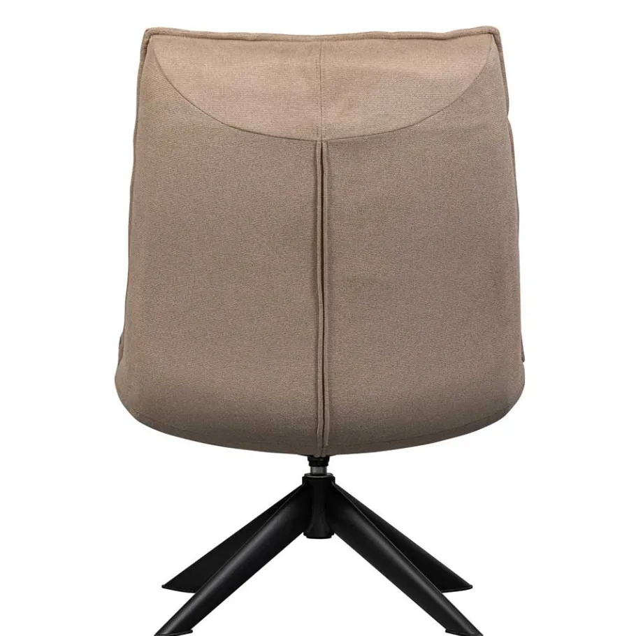 Hot Wohnen Design Drehsessel in Beige Stoff - Novo