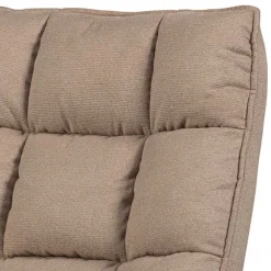 Hot Wohnen Design Drehsessel in Beige Stoff - Novo