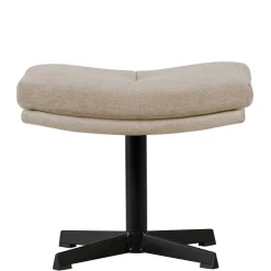 Outlet Wohnen Design Drehsessel mit Hocker - Maineka (zweiteilig)