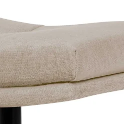 Outlet Wohnen Design Drehsessel mit Hocker - Maineka (zweiteilig)