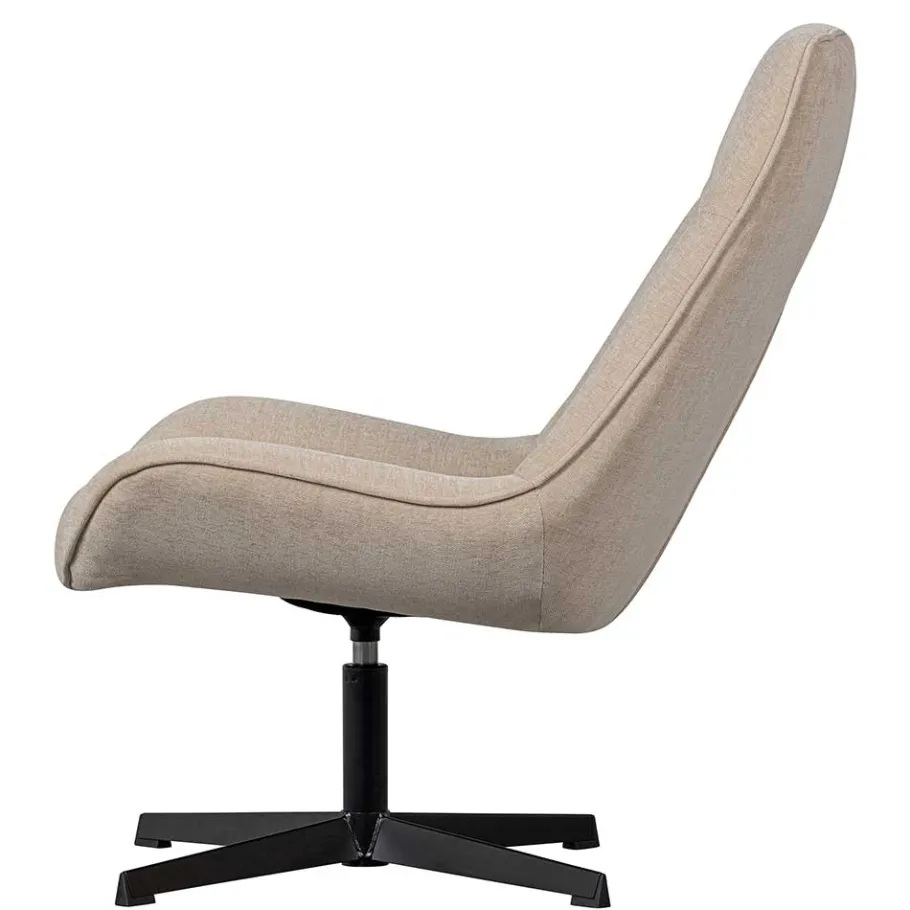 Outlet Wohnen Design Drehsessel mit Hocker - Maineka (zweiteilig)