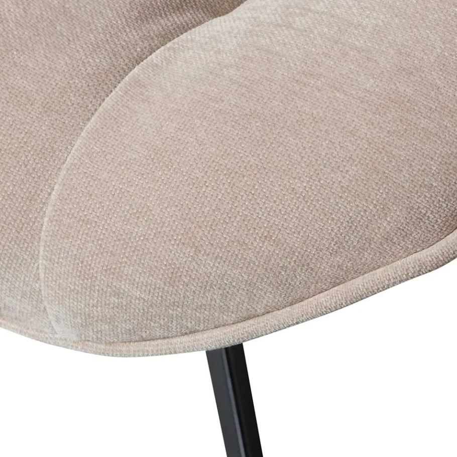 Outlet Wohnen Design Drehsessel mit Hocker - Maineka (zweiteilig)