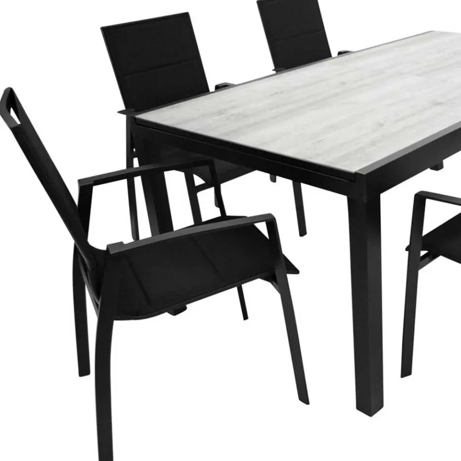 Best Wohnen Design Essgruppe für den Garten - Marino (siebenteilig)
