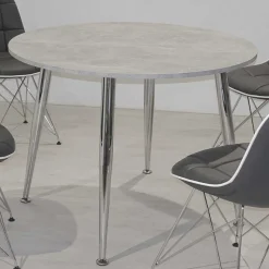 Clearance Wohnen Design Essgruppe in Rund - Flumicina (fünfteilig)