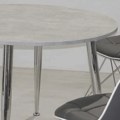 Clearance Wohnen Design Essgruppe in Rund - Flumicina (fünfteilig)