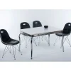Online Wohnen Design Essgruppe in Schwarz & Weiß - Candelcero (fünfteilig)