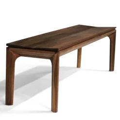 Sale Wohnen Design Esszimmer Bank aus Nussbaum Massivholz - Edicenza