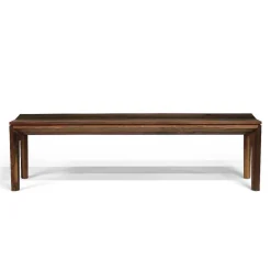 Sale Wohnen Design Esszimmer Bank aus Nussbaum Massivholz - Edicenza