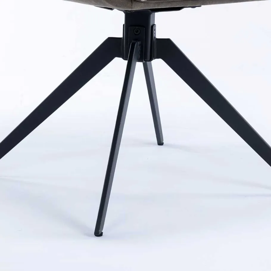 Discount Wohnen Design Esszimmer Drehstuhl mit Armlehnen - Bailon (2er Set)