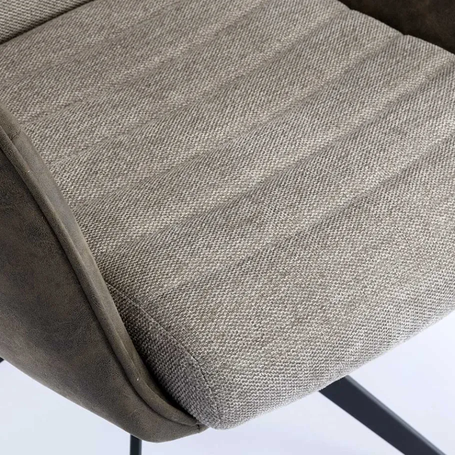 Discount Wohnen Design Esszimmer Drehstuhl mit Armlehnen - Bailon (2er Set)