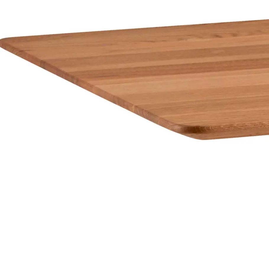 Discount Wohnen Design Esszimmertisch aus Wildeiche Natur geölt - Ovenciana