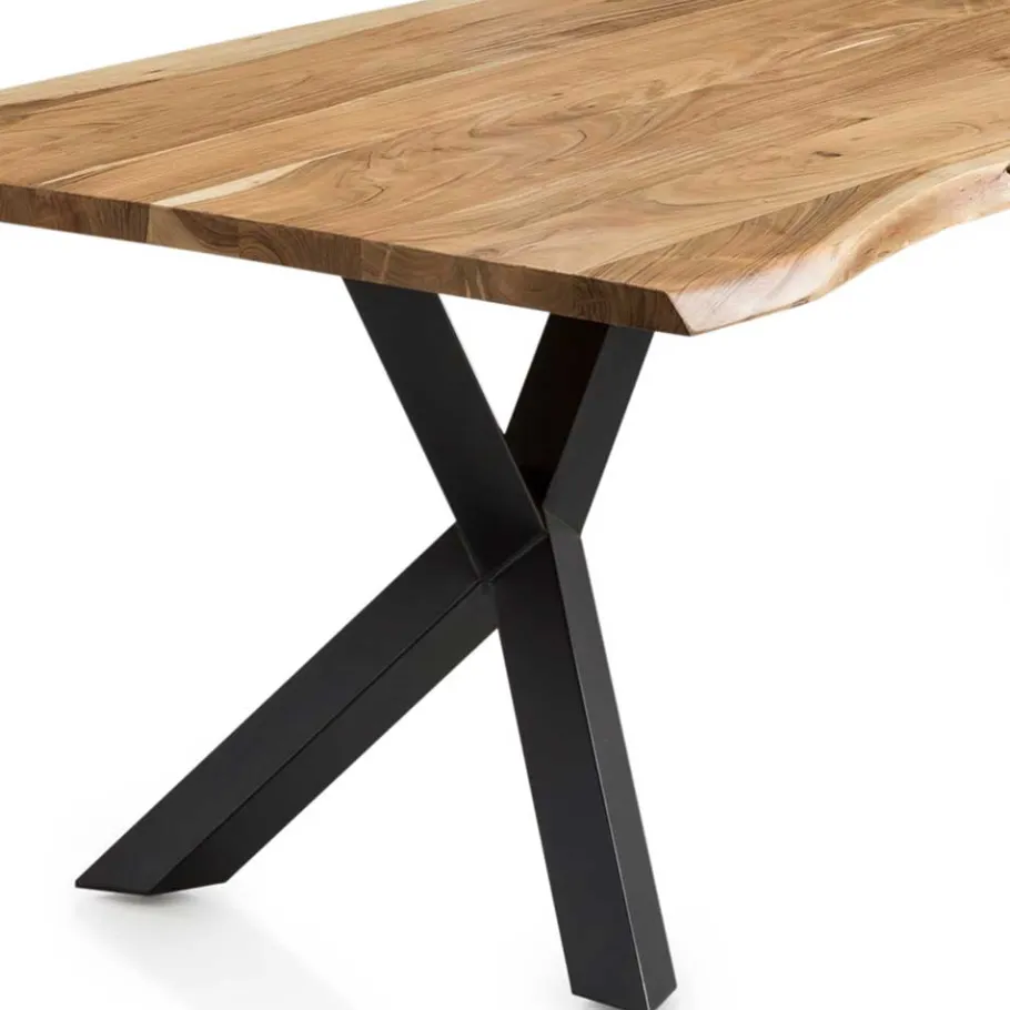 Sale Wohnen Design Esszimmertisch mit Naturkanten Platte - Kobi