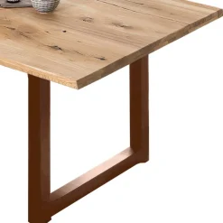 Clearance Wohnen Design Esszimmertisch mit geölter Holzplatte - Aschau