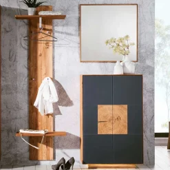 New Wohnen Design Flureinrichtung in Wildeiche - Mandrey I (dreiteilig)