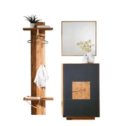 New Wohnen Design Flureinrichtung in Wildeiche - Mandrey I (dreiteilig)