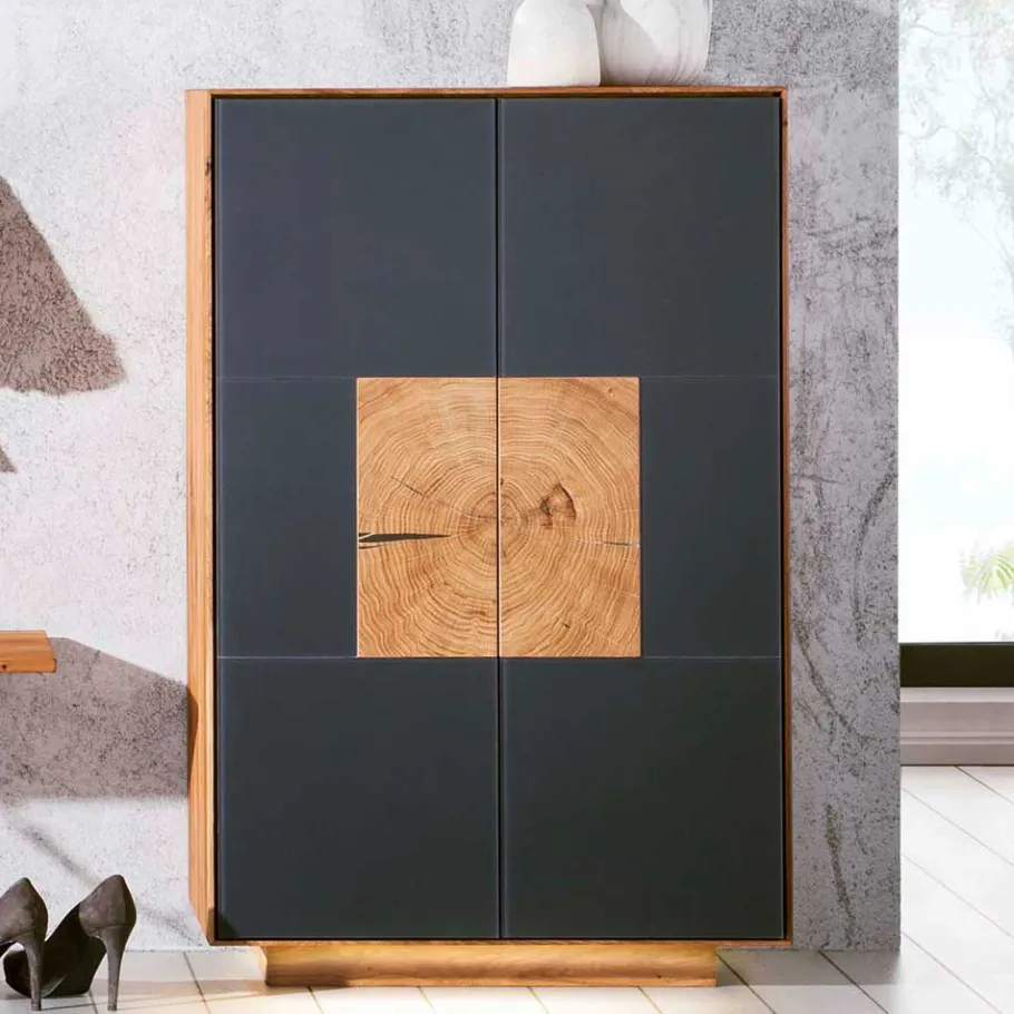 New Wohnen Design Flureinrichtung in Wildeiche - Mandrey I (dreiteilig)