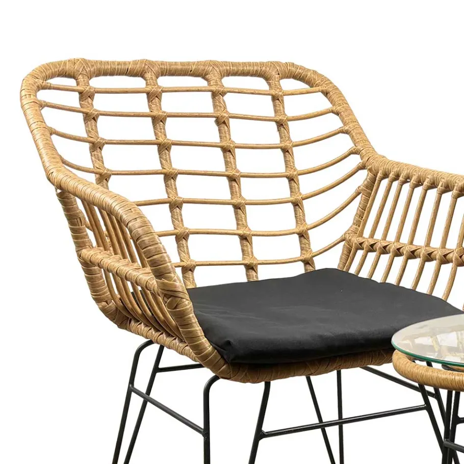Outlet Wohnen Design Garten Sitzgruppe für Zwei - Kolage (dreiteilig)