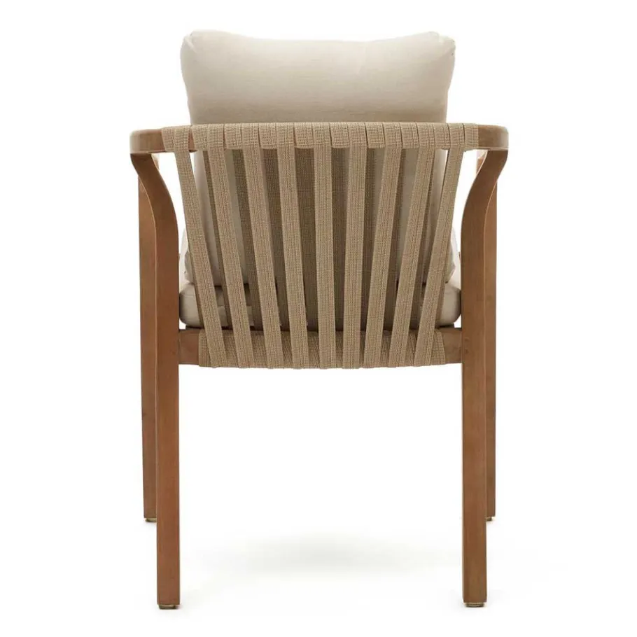 Online Wohnen Design Gartenstühle mit Armlehnen - Faneto (4er Set)