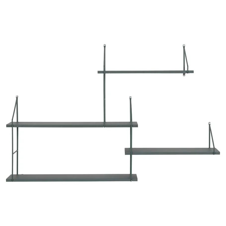 Best Wohnen Design Hängerregal mit vier Böden - Asiatino