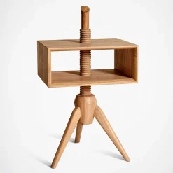 Online Wohnen Design Holz Beistelltisch drehbar - Julecas