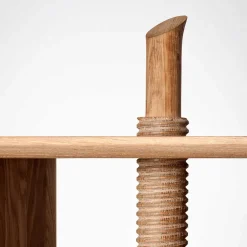 Online Wohnen Design Holz Beistelltisch drehbar - Julecas