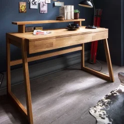 Clearance Wohnen Design Holz Schreibtisch aus Wildeiche - Susana