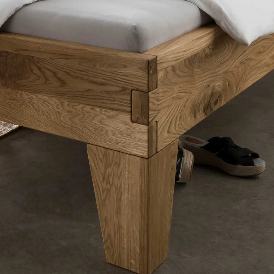 New Wohnen Design Holzbett & Nachtkonsolen - Aryvano (dreiteilig)
