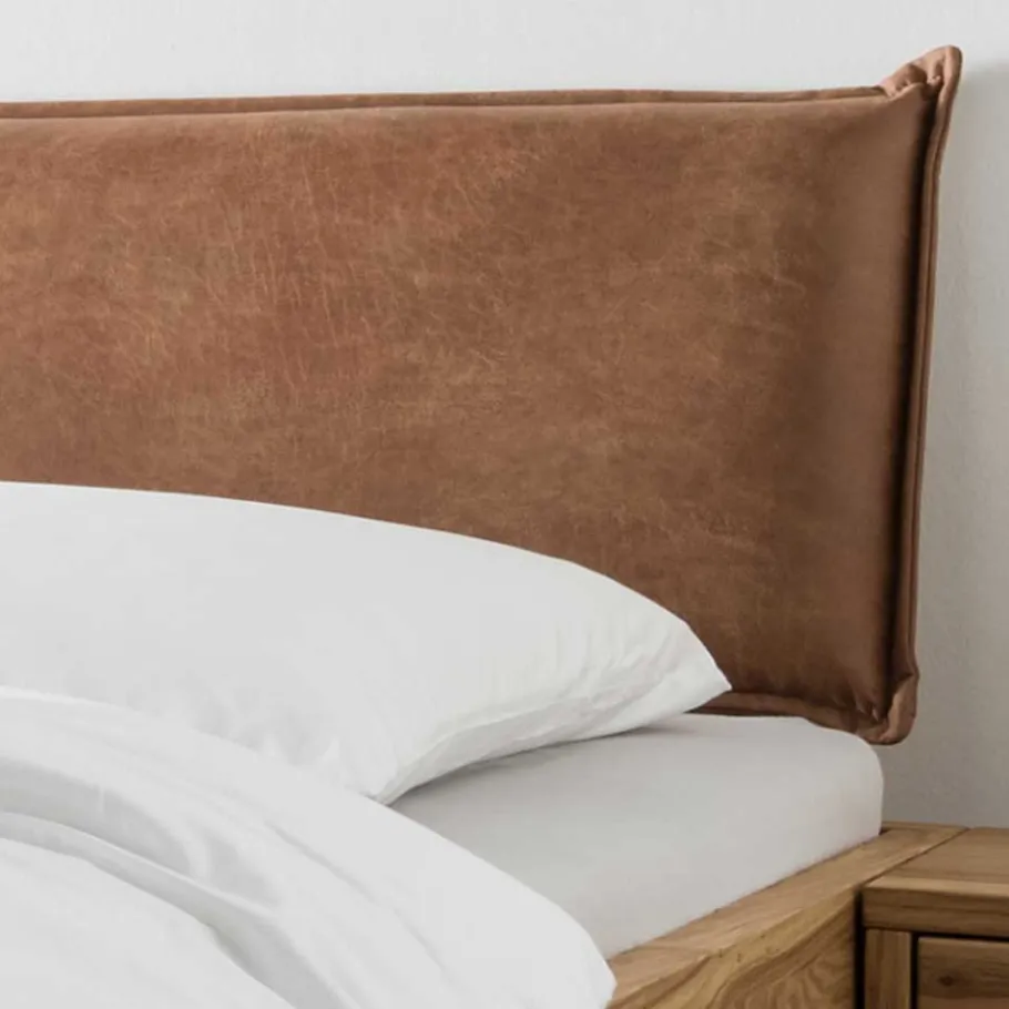 New Wohnen Design Holzbett & Nachtkonsolen - Aryvano (dreiteilig)