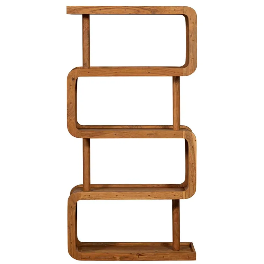 Outlet Wohnen Design Holzregal aus Akazie Massivholz - Selrito