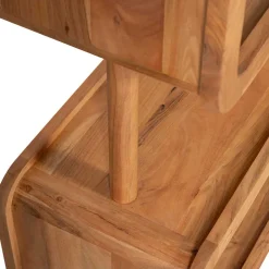 Outlet Wohnen Design Holzregal aus Akazie Massivholz - Selrito