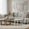 Wohnen Design Holz-Stuhl in Weiß - Cleveland (2er Set)