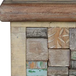 Discount Wohnen Design Holztruhe mit flachem Deckel - Gregoriana