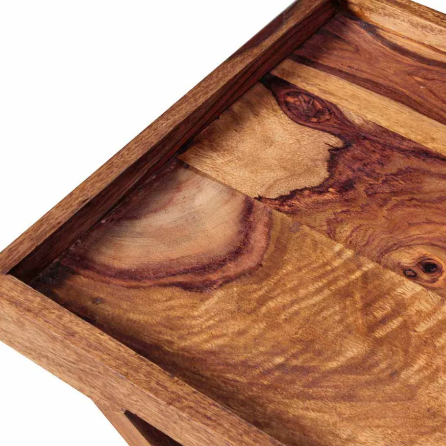 Outlet Wohnen Design Klapptisch Hoslo mit Tablett abnehmbar