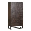 New Wohnen Design Kleiderschrank in Walnuss Braun - Solu