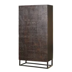 New Wohnen Design Kleiderschrank in Walnuss Braun - Solu