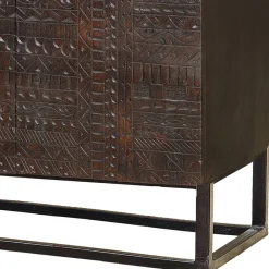 New Wohnen Design Kleiderschrank in Walnuss Braun - Solu