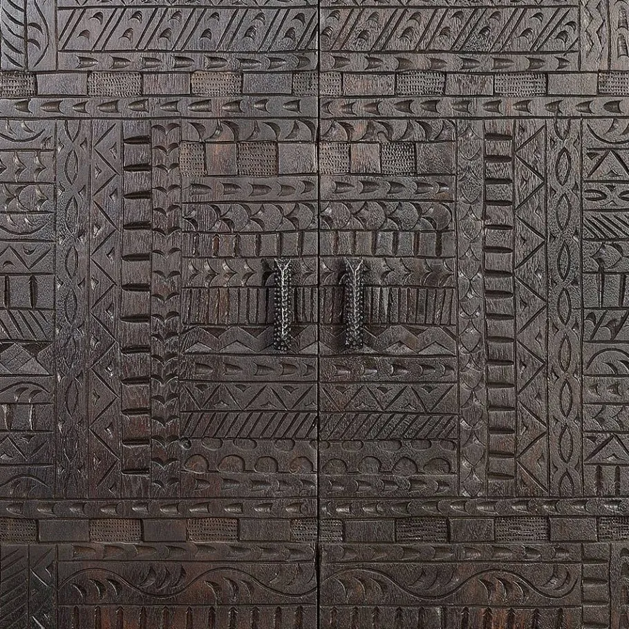 New Wohnen Design Kleiderschrank in Walnuss Braun - Solu