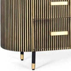 Clearance Wohnen Design Kombi-Kommode mit Marmorplatte - Hayato