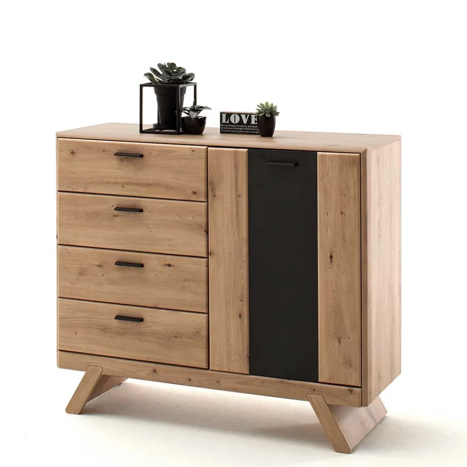 Outlet Wohnen Design Kombikommode 119x103x44 cm - Larinca