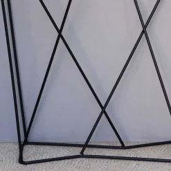 Sale Wohnen Design Konsolentisch aus Stahl in Schwarz - Skadiva