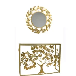 Best Wohnen Design Konsolentisch mit Baum Motiv - Pastolora