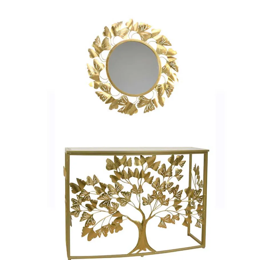 Best Wohnen Design Konsolentisch mit Baum Motiv - Pastolora
