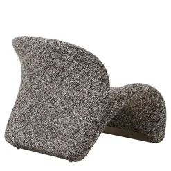 Online Wohnen Design Loungesessel in Dunkelbraun meliert - Sacalobra