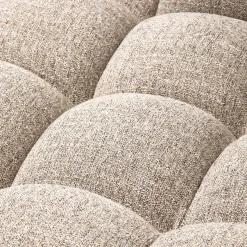 Online Wohnen Design Polsterecke in Beigegrau meliert - Biatrore