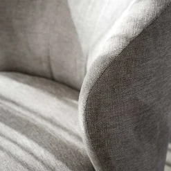 Online Wohnen Design Polstersessel in Beige Stoff - Heavy